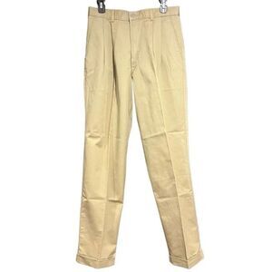 Levi’s Dockers Pleated Cuffed British Khaki Dress Pants Men’s 31/32